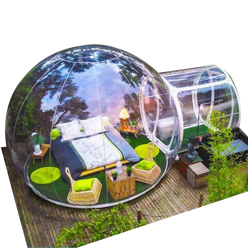 Prefabricated resort bubble geo dome tent NANXIANG Modern design transparent polycarbonate dome houses