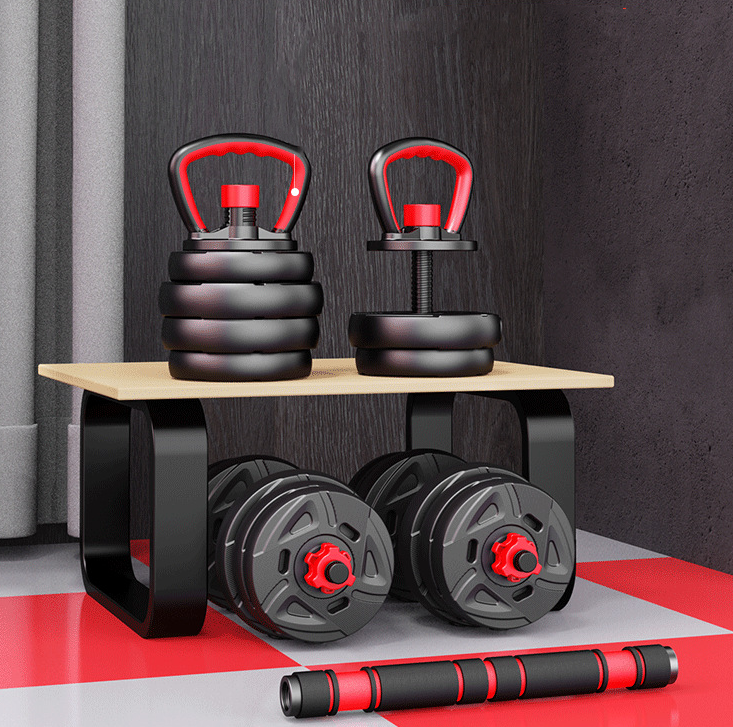 2022 Dumbbell Men's Sports Fitness Equipment Home Pair of Arm Exercise 10/15/20/30/40kg Adjustable Barbell