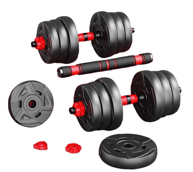 2022 Dumbbell Men's Sports Fitness Equipment Home Pair of Arm Exercise 10/15/20/30/40kg Adjustable Barbell