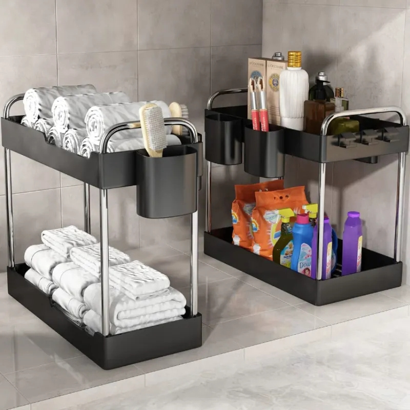 Modern Home Multifunction Storage Rack Organizer Home Organization Appliance 2 Tier Kitchen Rack Shelf