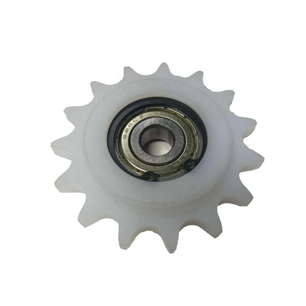 04B 05B 06B 08B 10B 12B 16B 20B Industrial Roller Chain Sprocket Wheel Nylon Plastic Idler Sprocket with Bearing