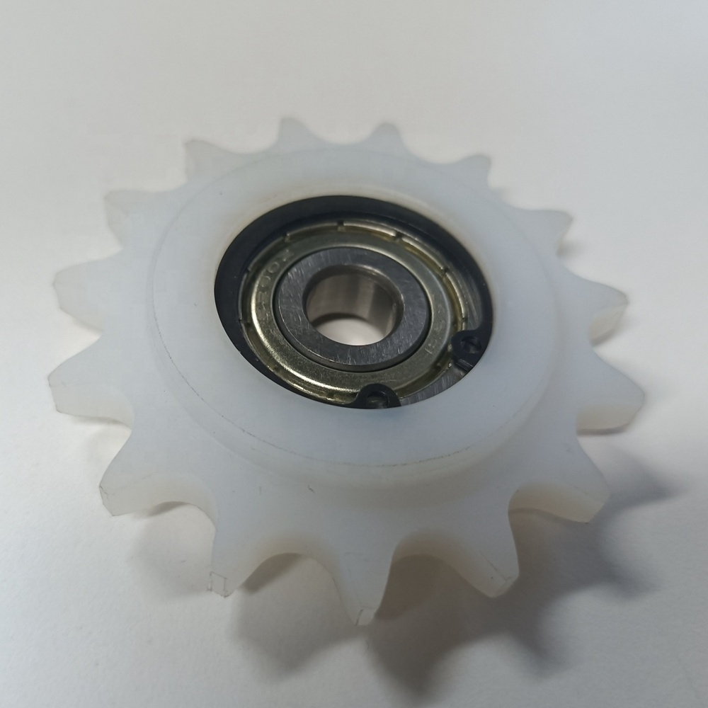 04B 05B 06B 08B 10B 12B 16B 20B Industrial Roller Chain Sprocket Wheel Nylon Plastic Idler Sprocket with Bearing