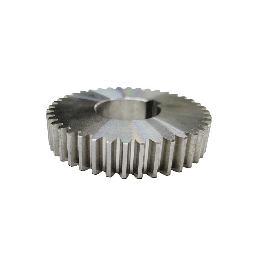 Source manufacturer good price curved spur pinion gear rack straight tooth gear M1.5