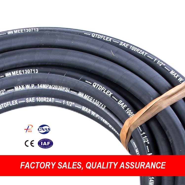 wholesale high pressure resistant synthetic industrial hydraulic rubber hose