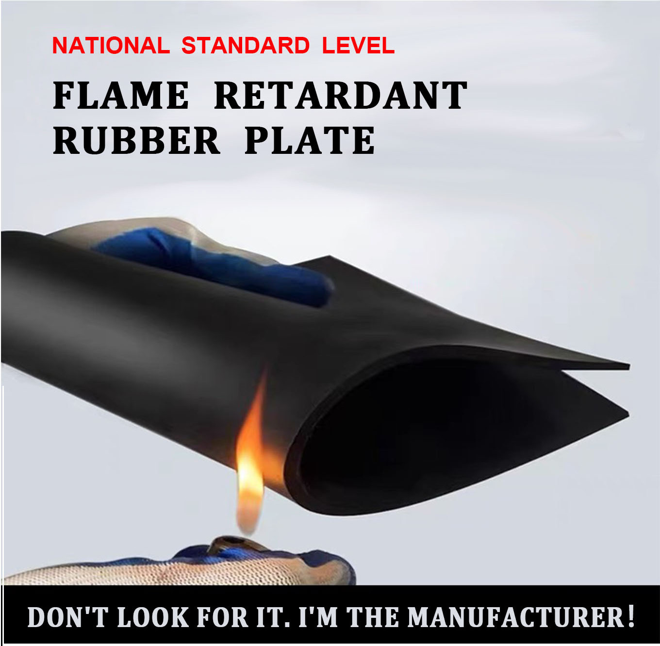 1-100mm Weather Resistant Anti Aging Waterproof Fkm Nbr Sbr Neoprene Thickness Epdm Rubber Sheet