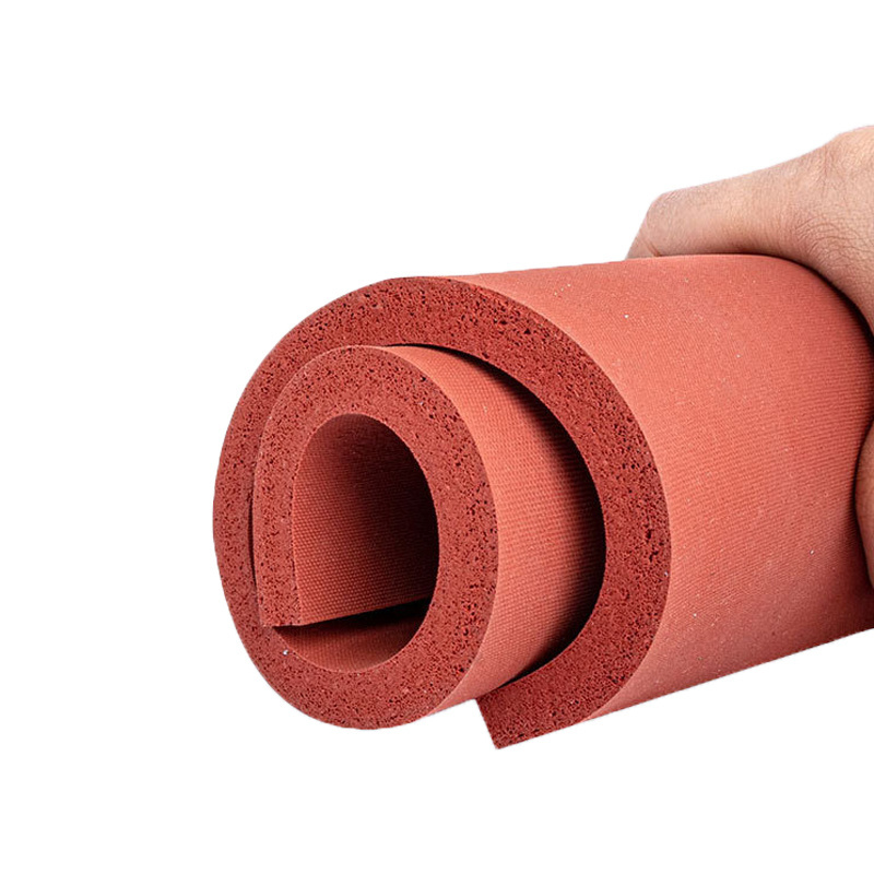 Heat Transfer Silicone Gel Rubber Sheet Silicone Foam Rubber Sheet Roll Silicone Sponge Rubber Sheet