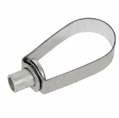 China factory pear shaped hinged pipe clamp with zinc plating