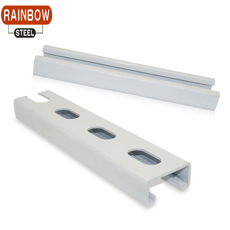 41*21mm and 41*41 mm galvanized steel channel gi strut channel slotted steel C channel