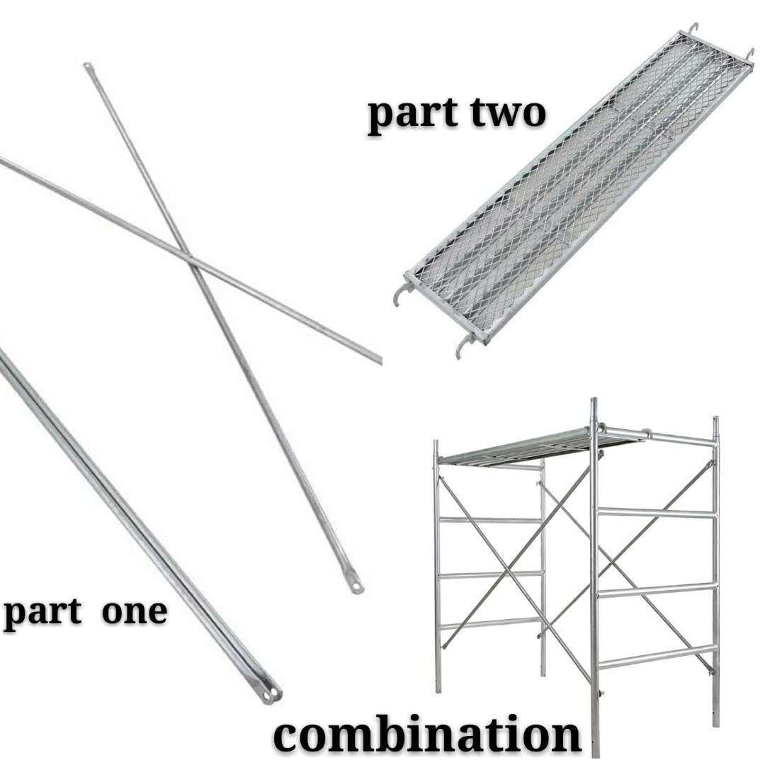 construction steel h frame scaffold set mobile foldable scaffold ladder with scaffolding