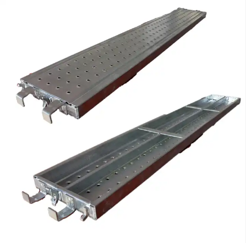 Scaffolding steel metal board scaffold accessories plank catwalk platform deck planks with hook hooks walkway decking boards