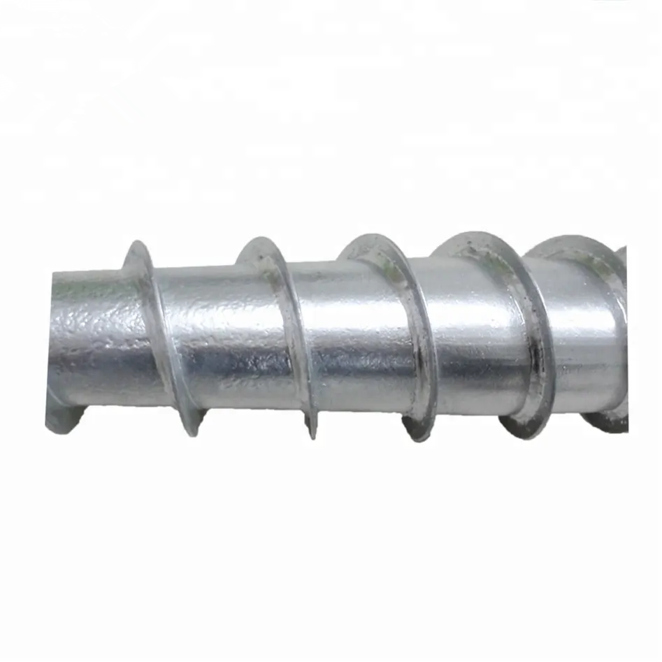 Galvanized Steel Ground Screw Pile Anchor Solar helical screw piles Foundation For Photovoltaic Ground Mounting System