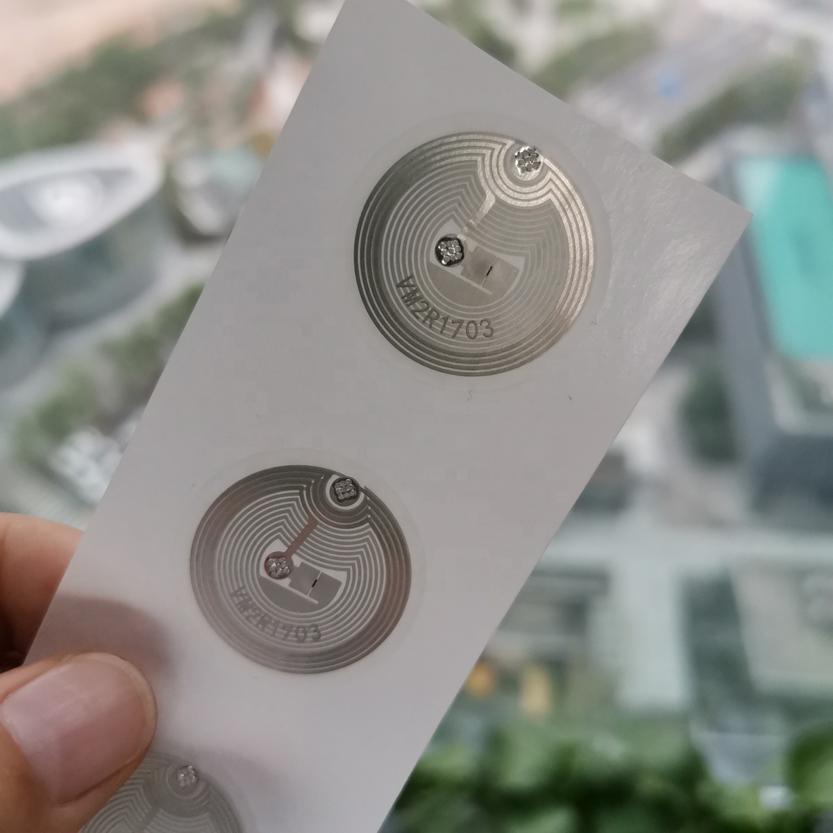 Circle 25mm custom nfc enabled phone RFID tag stickers waterproof