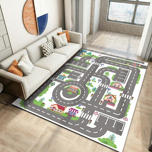 Kids Carpet Playmat Rug City Life Great for Playing with Cars and Toys Children Educational Road Traffic Play Mat