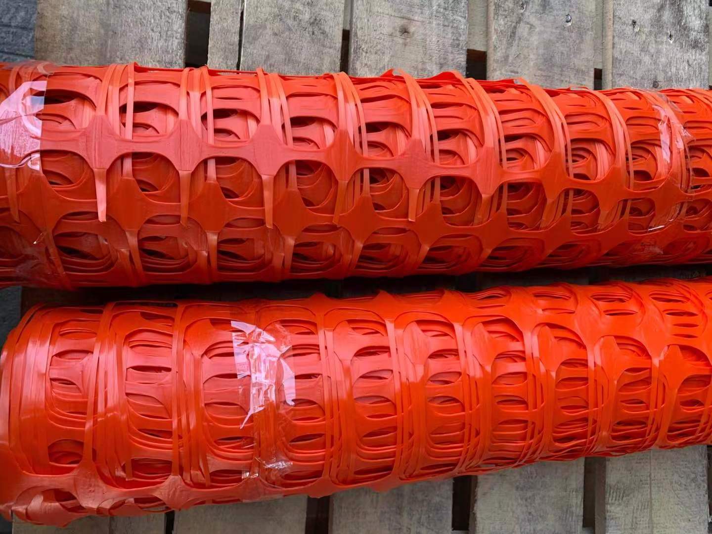 Driveway Products Plastic Net Orange Plastic Barricade Fence