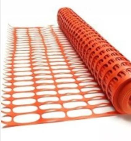 Driveway Products Plastic Net Orange Plastic Barricade Fence