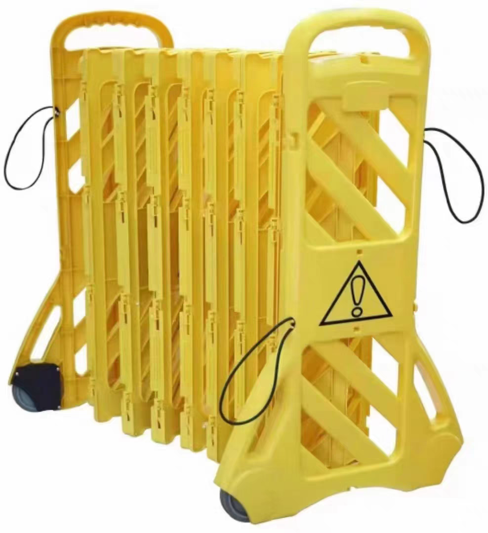 The most cost-effective Yellow PE Plastic foldable traffic barriers for road  safety