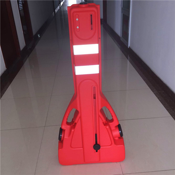 Plastic expandable road portable safety fence barrier, 2 Meter rubber folding safety barriers