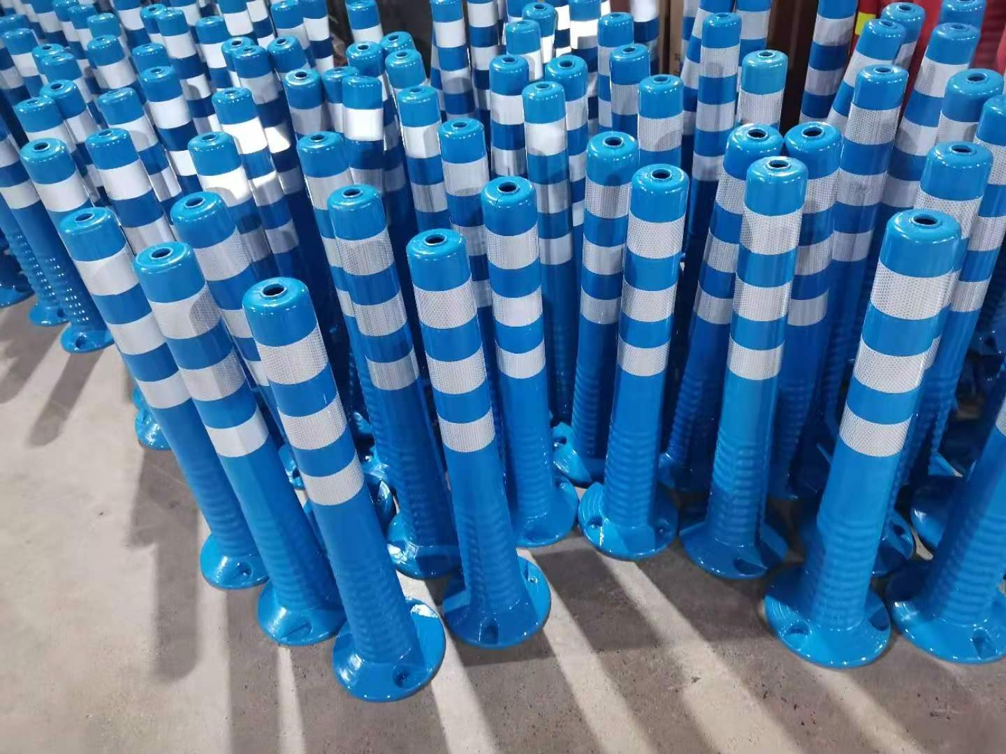 Traffic Highway Construction Barrier Delineators Reboundable Flexible 75cm Road Roadside Reflective Portable Delineator Posts