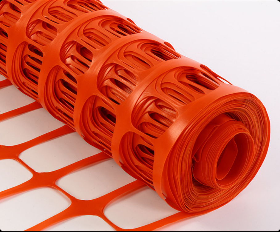 Driveway Products Plastic Net Orange Plastic Barricade Fence