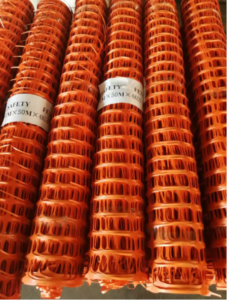 Driveway Products Plastic Net Orange Plastic Barricade Fence