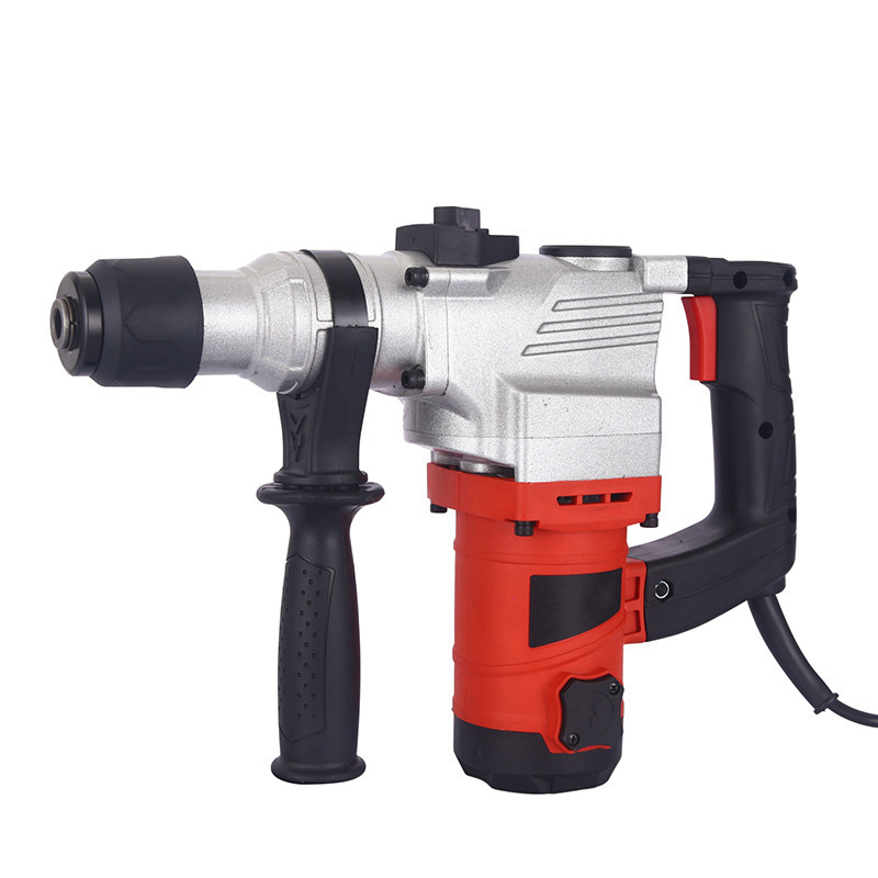 26mm High Power Heavy Duty Jackhammer Multifunctional Concrete Breakers Industrial Electric Demolition Hammer Impact Drill Set