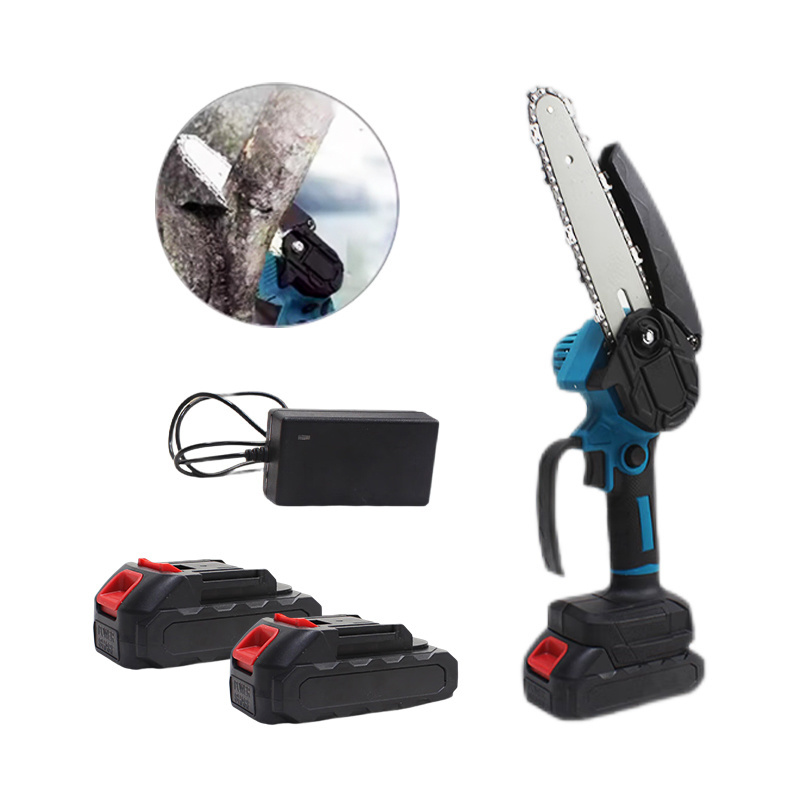 OEM Wholesale Cheap Chain Saw Machine Cordless Mini Chainsaw with brushless Motor Battery Chain Saw Wood Cutting