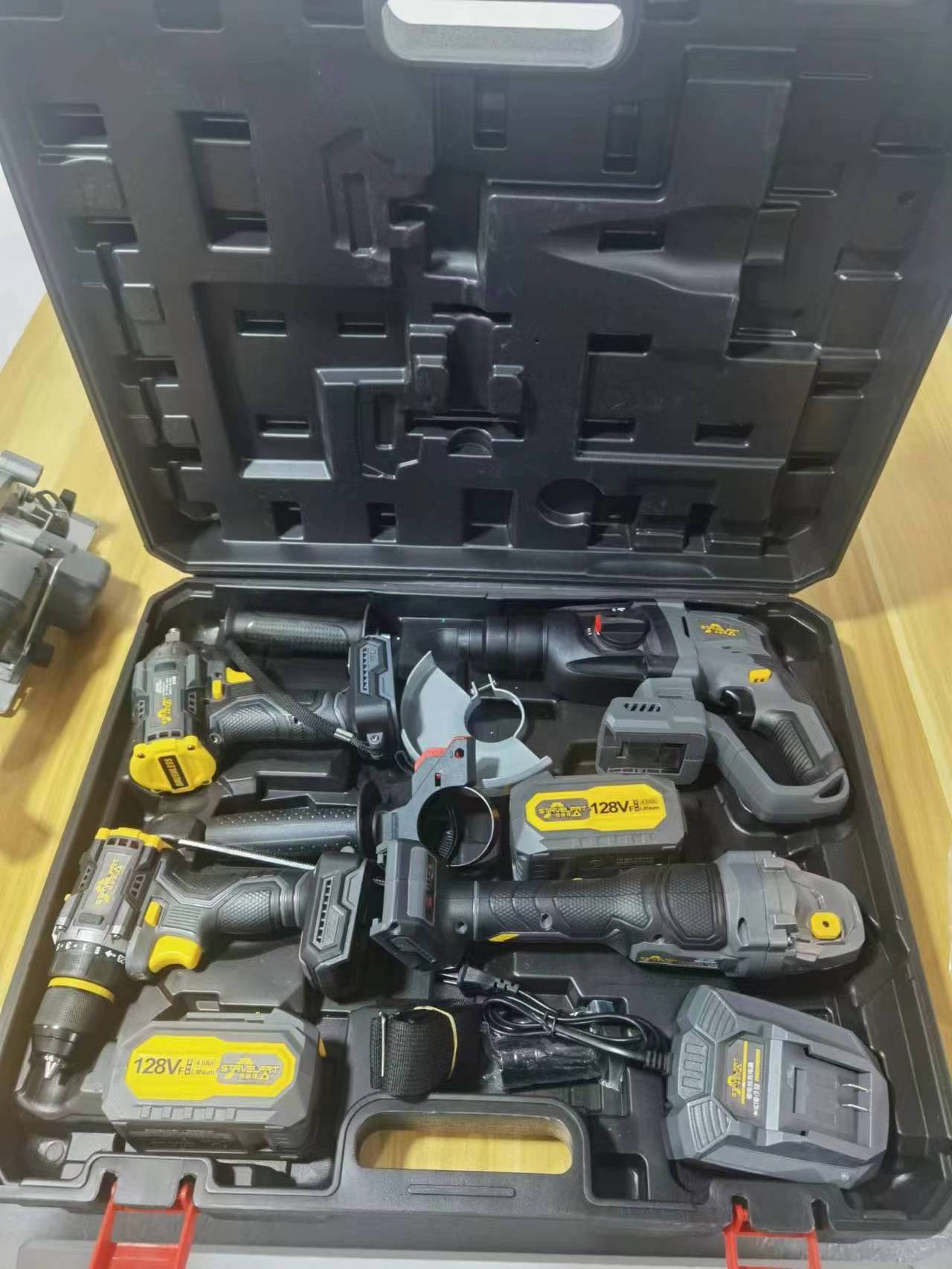 Combo Power Tools 4 Kits Tool Sets 20v Volt  Drills Saw power tools