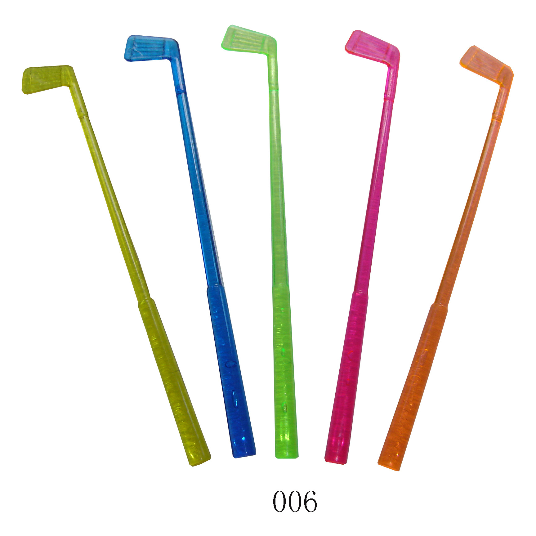 Golf Plastic Cocktail Drink Stirrer