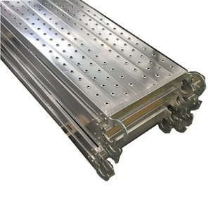 Perforated non-slip foot walkway board for construction 3m hot-dip galvanized steel skips