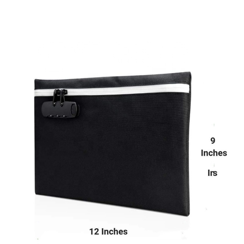 Logo Custom Premium Smellproof Pouch Travel Zipper File Organizer Storage Case Carbon Smell Proof Bag With Combination Lock