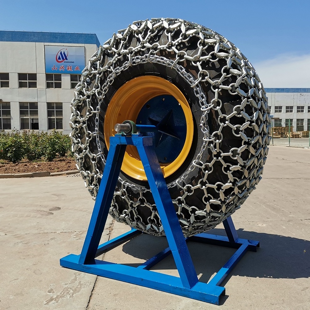 Mining Working Loader Tire Protection Chain Tractor Snow Chain OTR Tyre Used Tire Chains