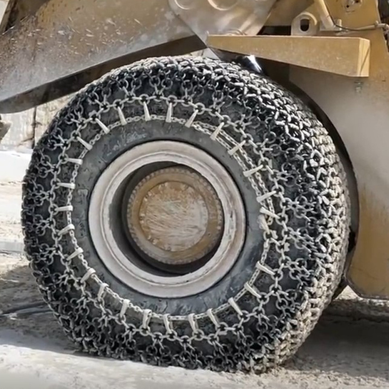 Mining Working Loader Tire Protection Chain Tractor Snow Chain OTR Tyre Used Tire Chains