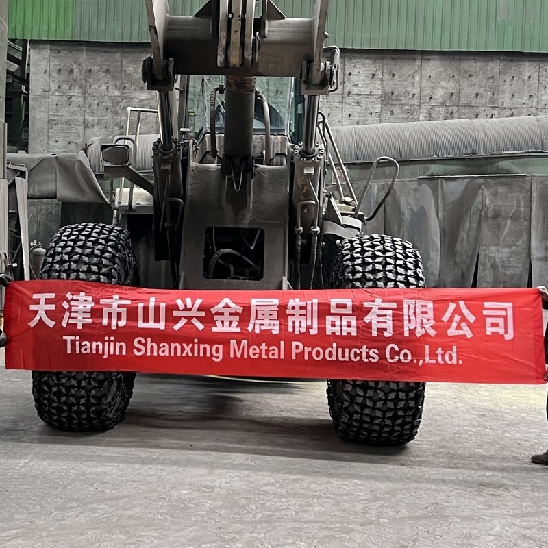 Customization Tire Protection Chain Wheel Loader Truck Tire Protection Chains