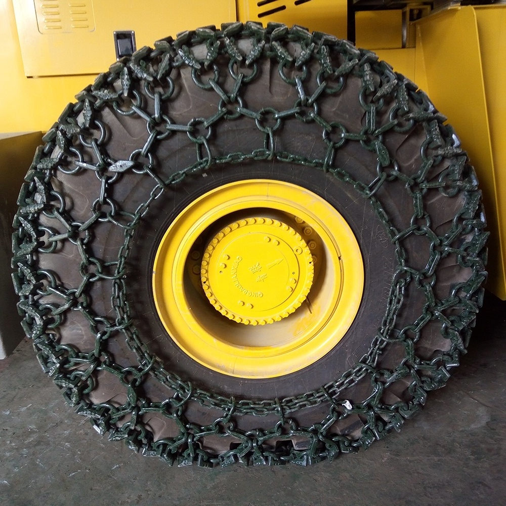 Winter Hot Sale Wheel Semi Truck Chain Wheel Loader Tire Protection Chains