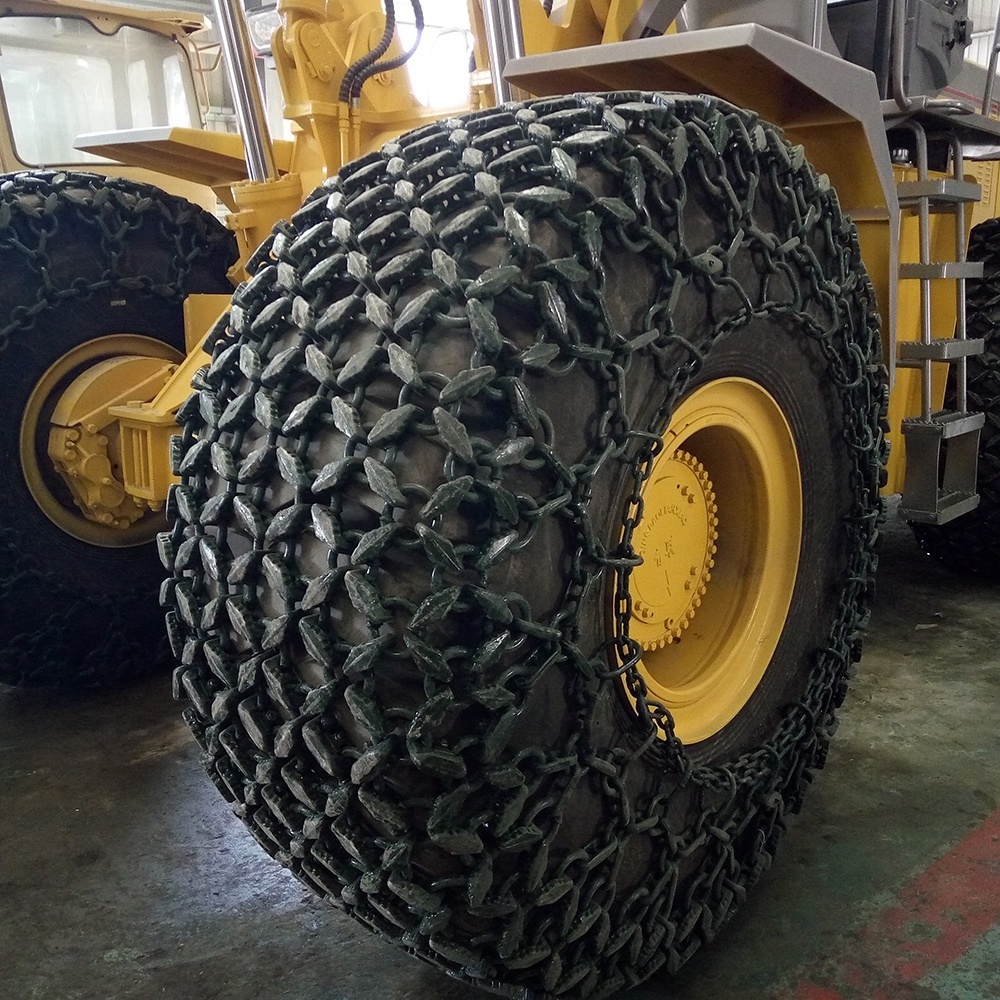 Winter Hot Sale Wheel Semi Truck Chain Wheel Loader Tire Protection Chains