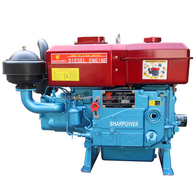 fast delivery water cooled single cylinder horizontal 4 stroke diesel engine for sale