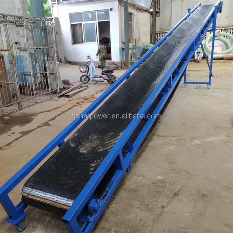 heavy duty  mining portable belt conveyor for sand coal  loading sale