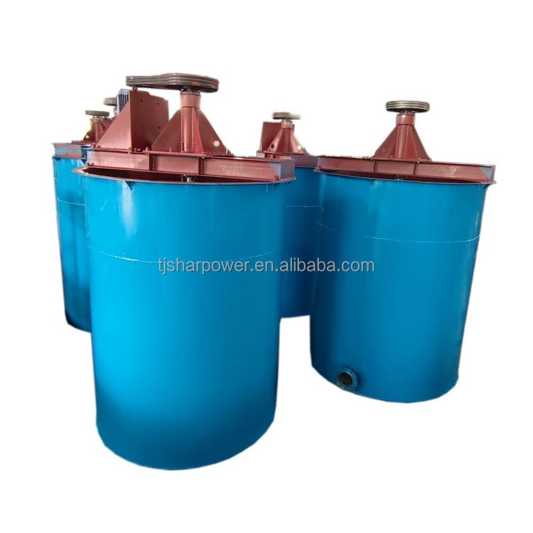 SHARPOWER  Tank Chemical Gold Leaching Barrel Mining Agitating Mineral Processing Plant Agitator