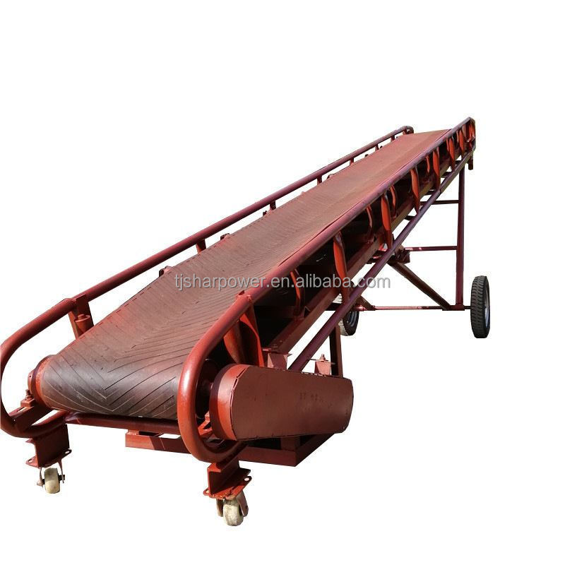 heavy duty  mining portable belt conveyor for sand coal  loading sale