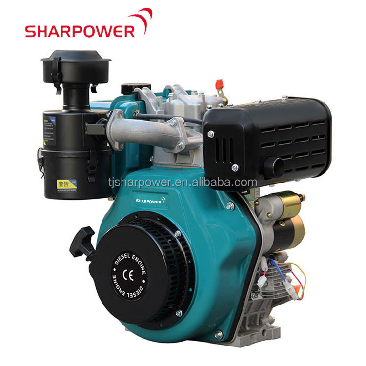 sharpower electric start air-cooling 1 cylinder 4 stroke diesel engine price list for sale