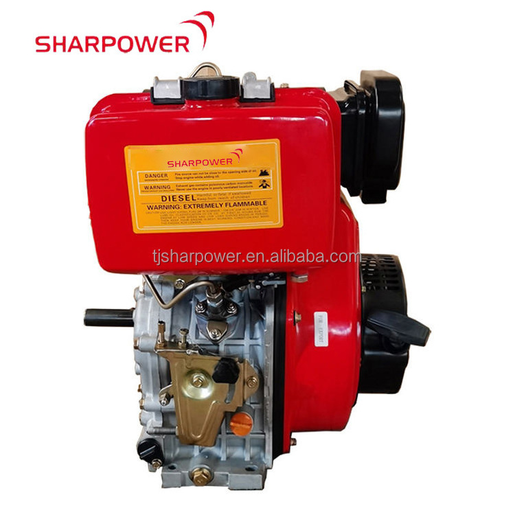 sharpower electric start air-cooling 1 cylinder 4 stroke diesel engine price list for sale