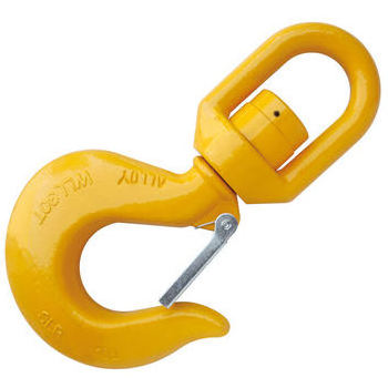 Hot Sale General Industry Grade 80 Heavy Duty Rigging Hardware Safety Latch For Crane Swivel Self-locking Hook