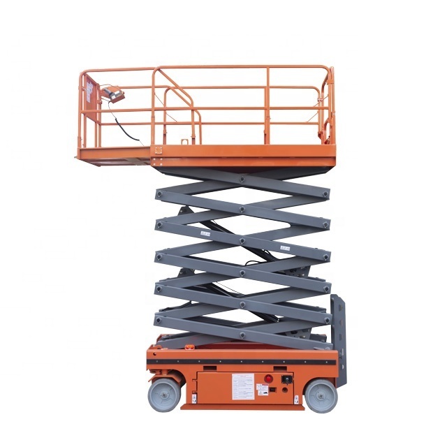 Hydraulic Pallet Scissor Motor Scaffolding Man Tracked Lifting Platform Mechanical Cargo Lift Table