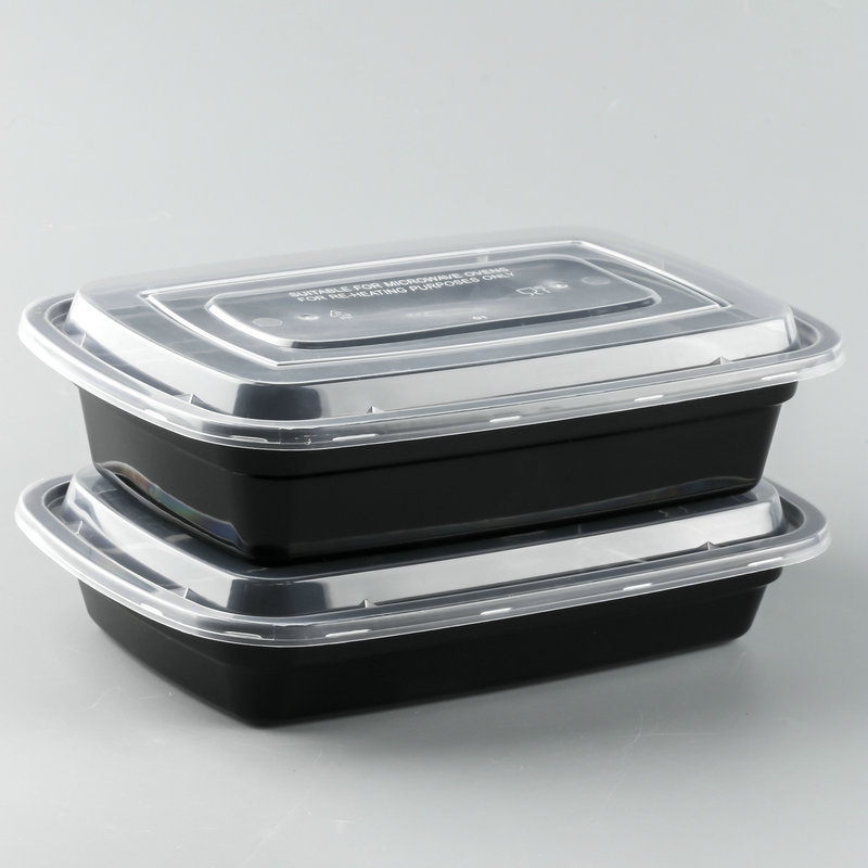 American microwave frozen disposable takeaway restaurant 1 2 3 4 compartment plastic container with lid takeaway box