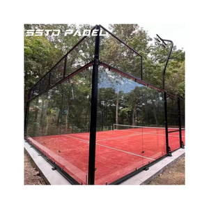 2023 Shengshi Sport Outdoor Court with Artificial Grass Paddle Tennis Court  Panoramic Sports Flooring Supplier