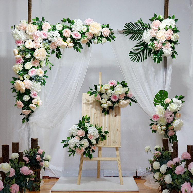 flower wall wedding backdrop rose decorations