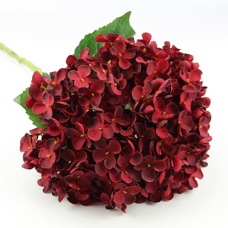 Wedding Giant Silk head Preserved Hydrangea Artificial Flower