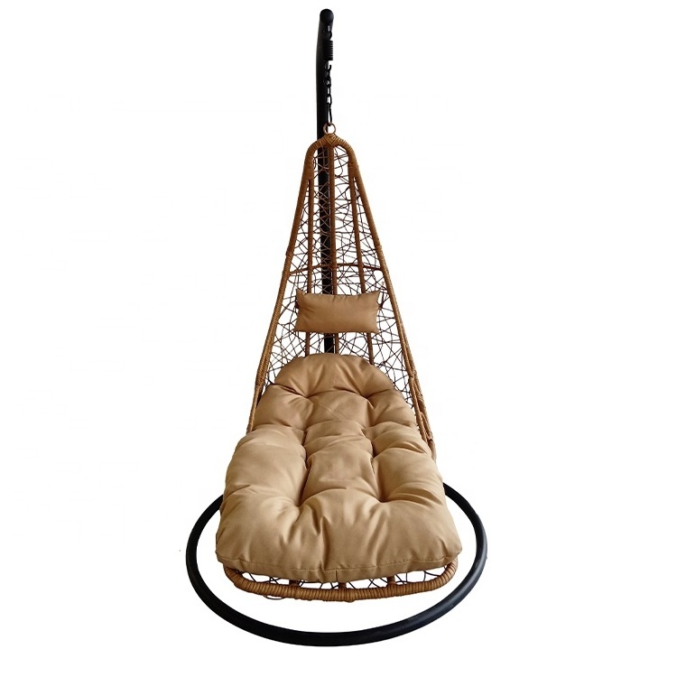 Bed room indoor swing moon swing chair for adult