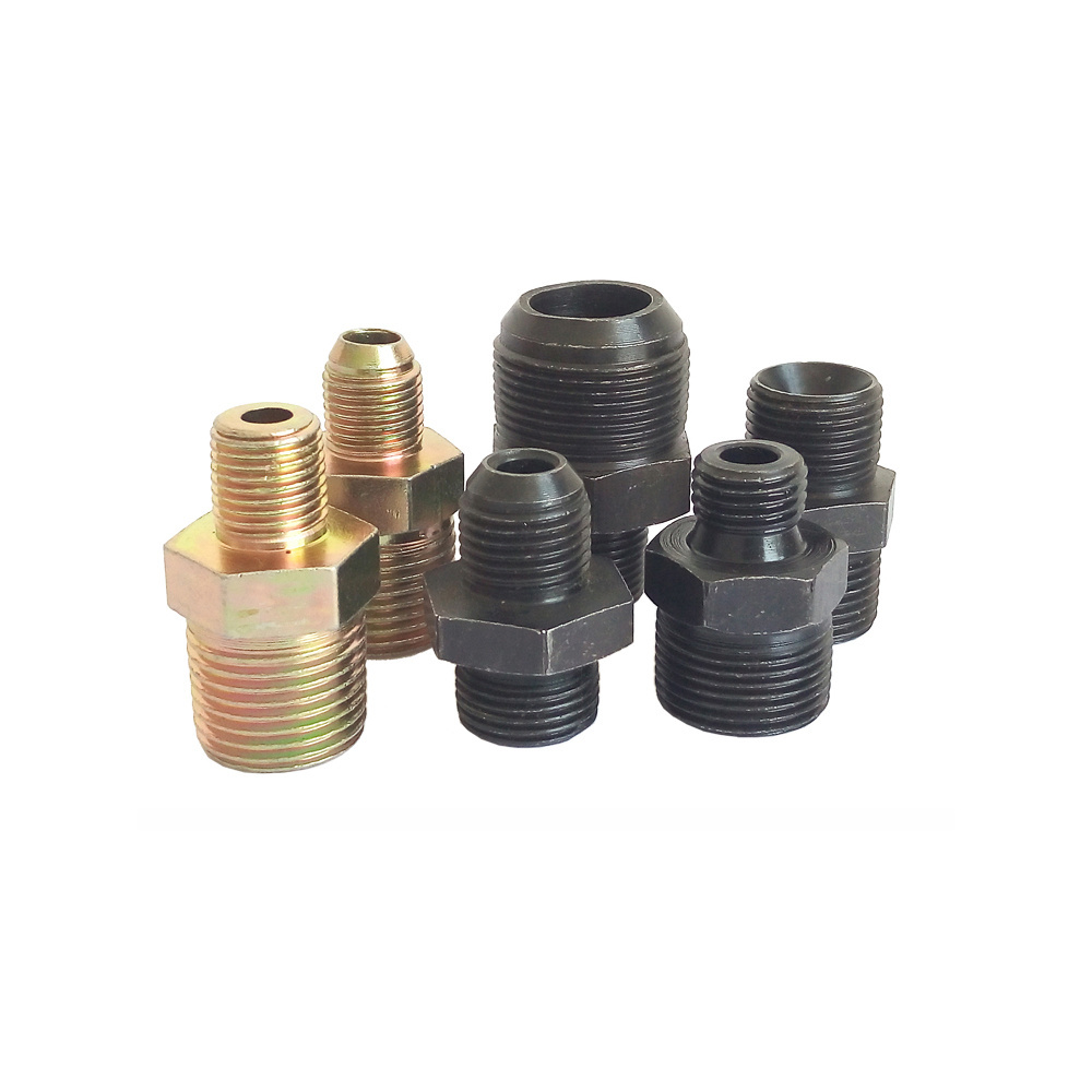 manufacturer din orfs metric bsp jic stainless steel hydraulic fitting adapter