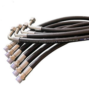 1 2 3 inch Flexible Braided reinforced Heat delivery fuel Oil hose rubber assembly Hydraulic Hose